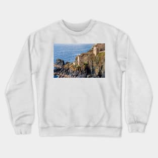 The Crowns Engine Houses, Botallack Mine, Cornwall Crewneck Sweatshirt